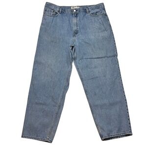 Levis Jeans Mens 42x30 Blue 560 Comfort Fit Tapered Leg Baggy Denim STAINED